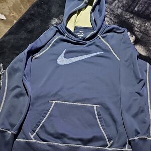 Nike Navy Hoodie with Light Accents